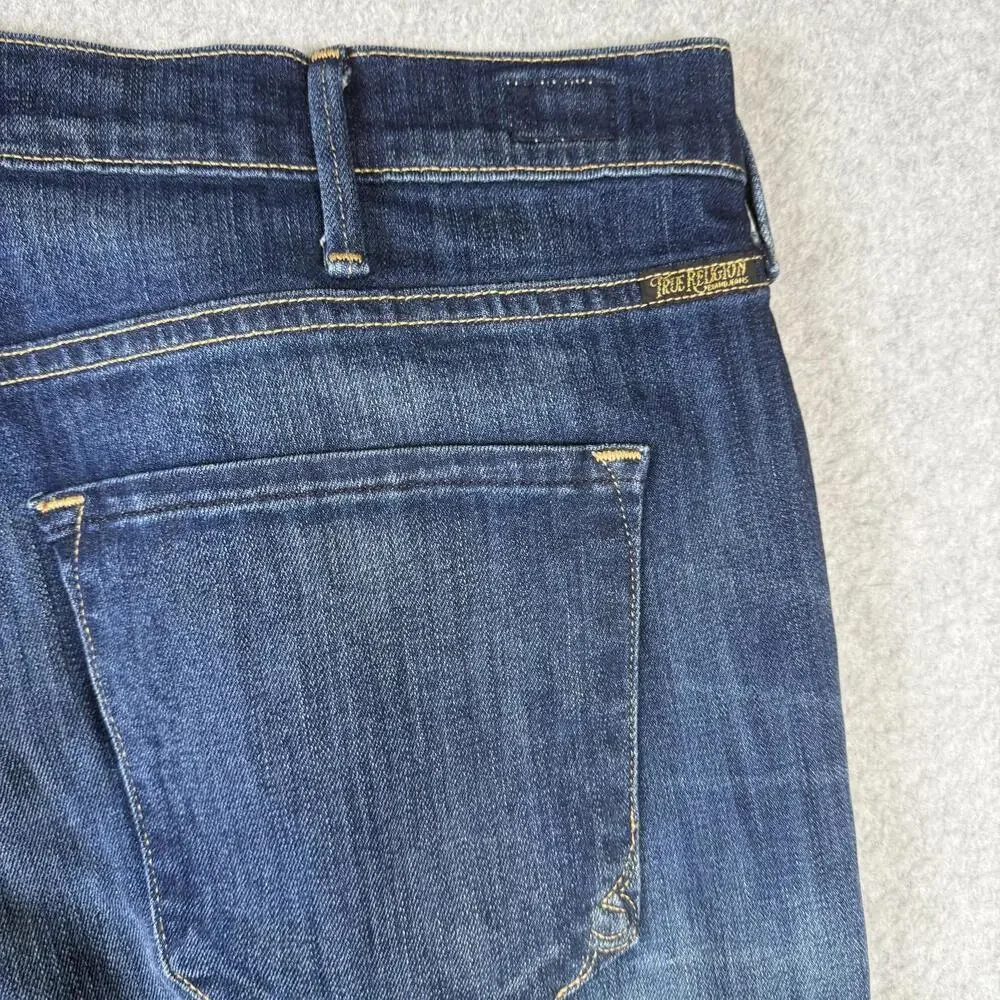 Vintage True Religion Men's Size 38 Bobby Medium Wash Relaxed Fit Jeans